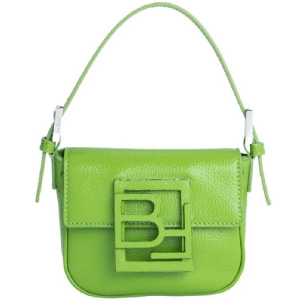 By Far Fran Pistachio Alfie Pistachio Gloss Grained Bag